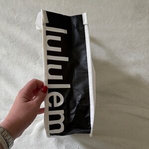 lululemon athletica Black and White Tote Bag